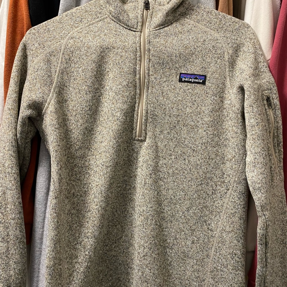 Tan Patagonia Better Sweater 1/4 Zip
